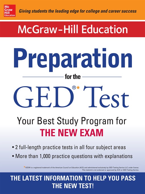 Title details for McGraw-Hill Education Preparation for the GED® Test by McGraw-Hill Education Editors - Wait list